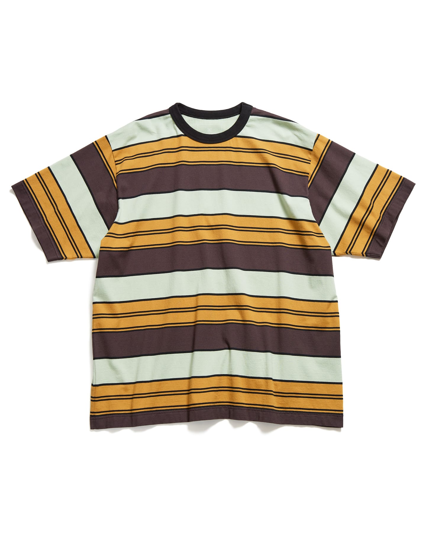 SOPH. | MULTI BORDER S/S TEE(2 BROWN):