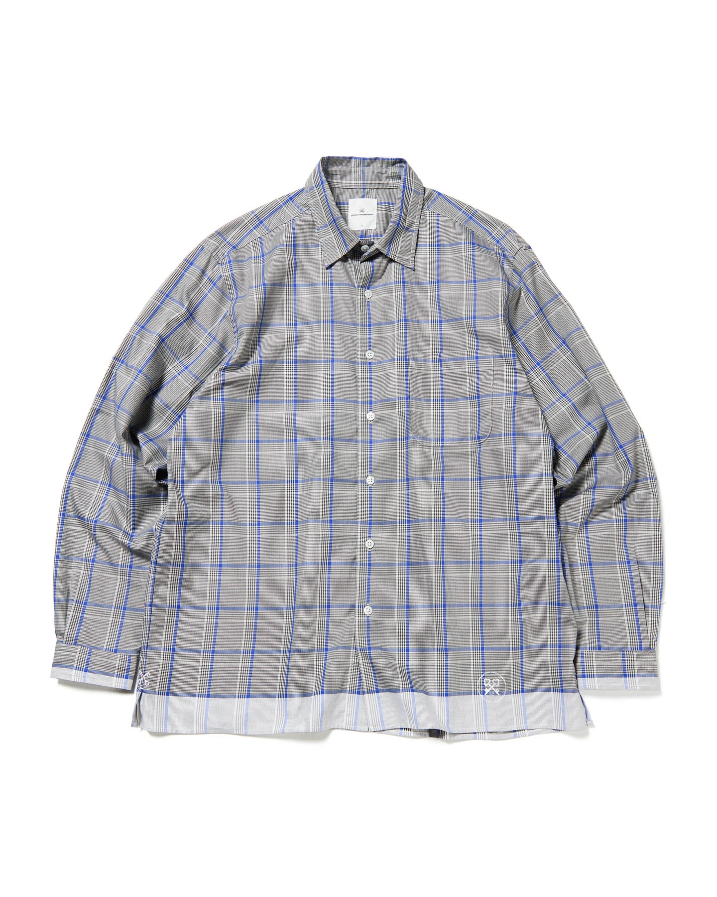 SOPH. | LINE CHECK SHIRT(2 GRAY):