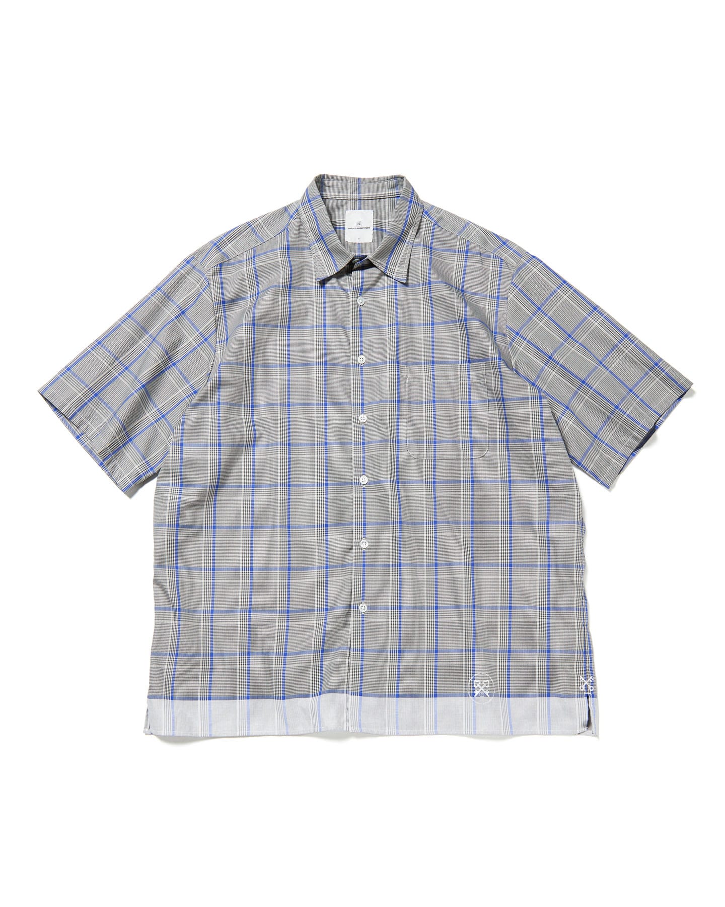 SOPH. | LINE CHECK S/S SHIRT(2 GRAY):