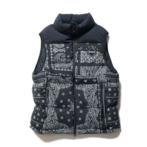 SOPH. | DOWN VEST(M A(BLACK BANDANA)):