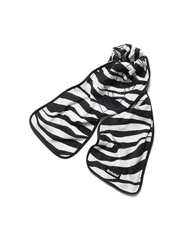 SOPH. | ZEBRA FLEECE MUFFLER(FREE BLACK):