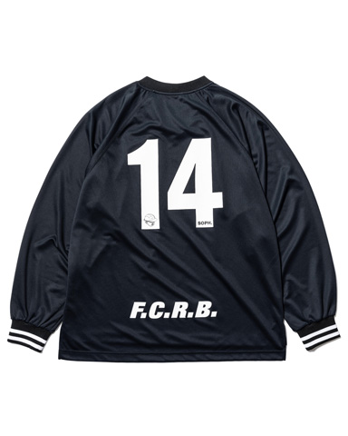 SOPH. | paperboy L/S OVERSIZED GAME SHIRT(M BLACK):