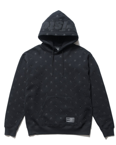 SOPH. | ALL OVER STAR SWEAT HOODIE(M BLACK):