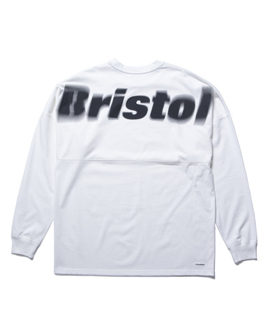 SOPH. | BLURRED BIG LOGO L/S TEAM BAGGY TEE(M WHITE):