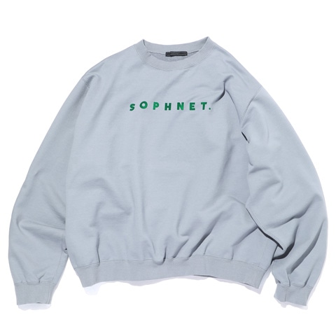 SOPHNET. LOGO CREW NECK SWEAT-eastgate.mk