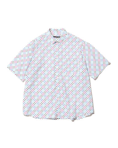 SOPH. | PATTERN S/S BAGGY SHIRT(M WHITE (DOT)):