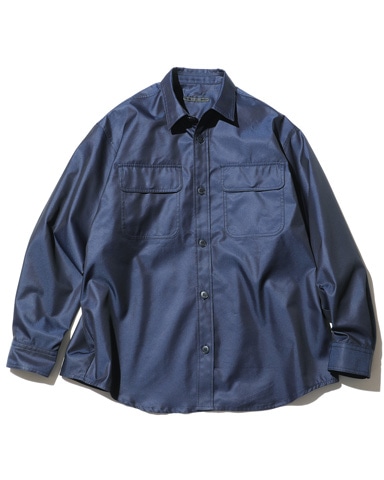 SOPH. | OVERSIZED SUPER BAGGY SHIRT(M NAVY):