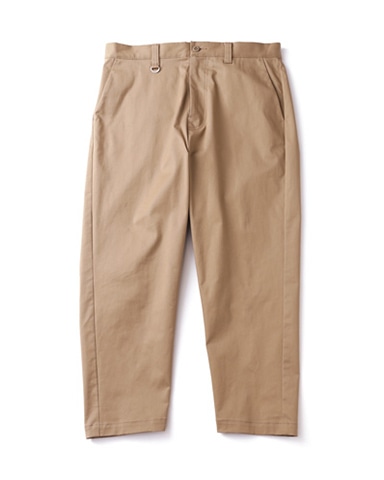 SOPH. | STRETCH CHINO WIDE CROPPED PANTS(M BEIGE):