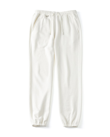 SOPH. | COTTON CASHMERE SWEAT PANTS(M WHITE):