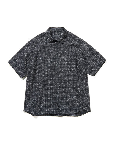 SOPH. | COTTON WOOL TWEED S/S SHIRT(M BLACK):