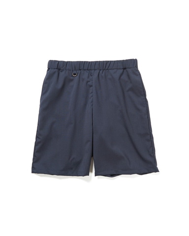 SOPH. | SUMMER STRETCH WOOL EASY SHORTS(M NAVY):