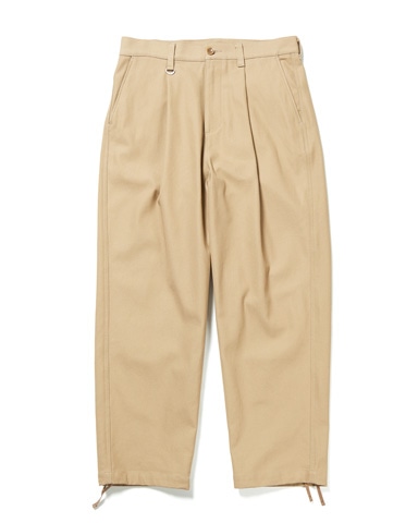 SOPH. | BRUSHED GABARDINE TAPERED CARGO PANTS(M BEIGE):