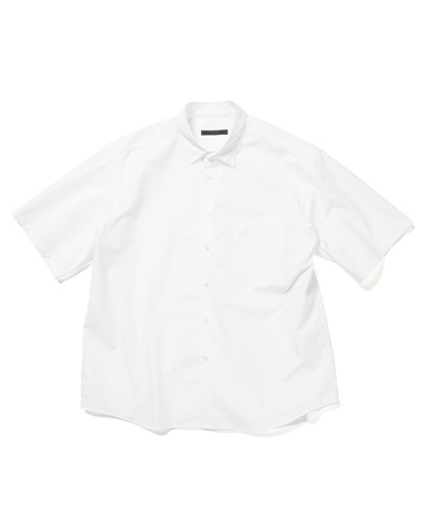 SOPH. | SHEER CHECK S/S SHIRT(M WHITE):