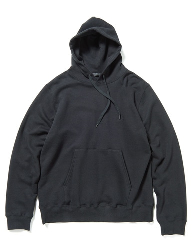 SOPH. | COTTON SILK FRENCH TERRY PULLOVER HOODIE(M BLACK):