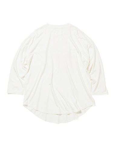 SOPH. | COTTON SILK L/S BAGGY TEE(M WHITE):