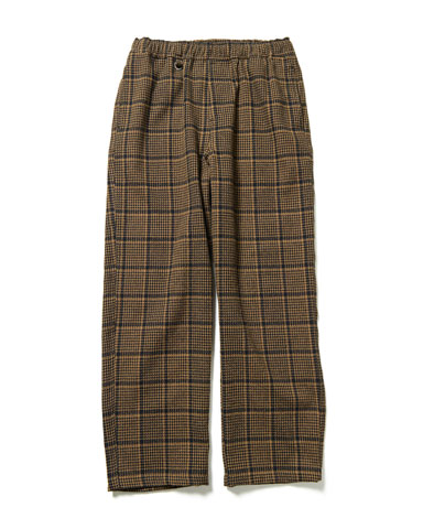 SOPH. | TWEED COTTON CHECK EASY PANTS(M GRAY):