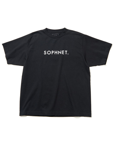 SOPH. | SOPHNET. LOGO WIDE TEE(M BLACK):