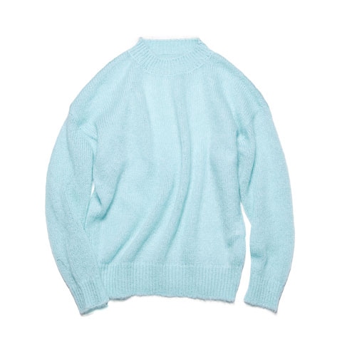 SOPH. | MOHAIR CREWNECK KNIT(3 PURPLE):