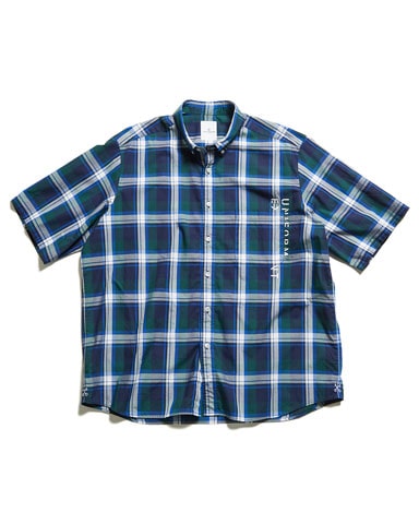 SOPH. | CHECK S/S BIG B.D SHIRT(2 GREEN):