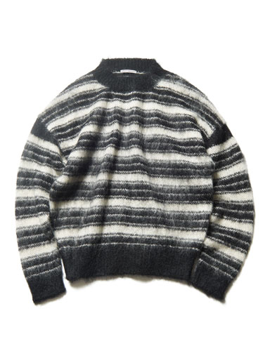 SOPH. | MOHAIR NORDIC CREWNECK KNIT(2 BLACK):